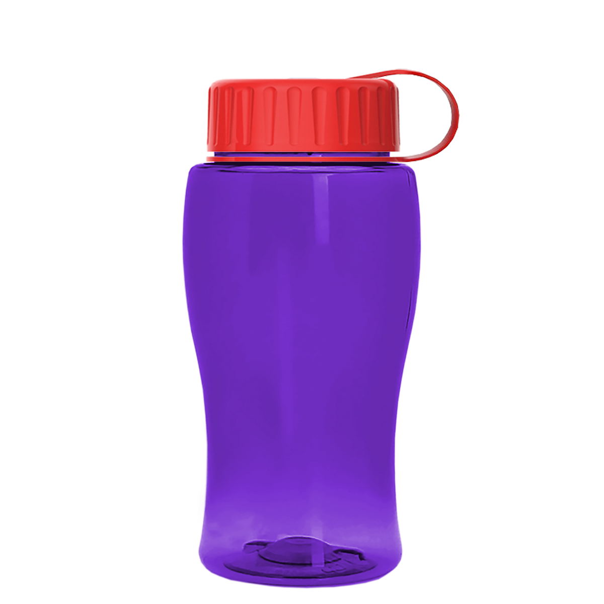 Custom logo Poly+ Jr. Bottle with Tethered Lid - 18 oz.