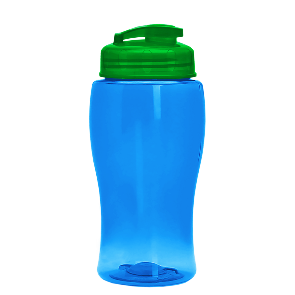 Custom logo Poly+ Jr. Bottle with Flip-Top Lid - 18 oz.