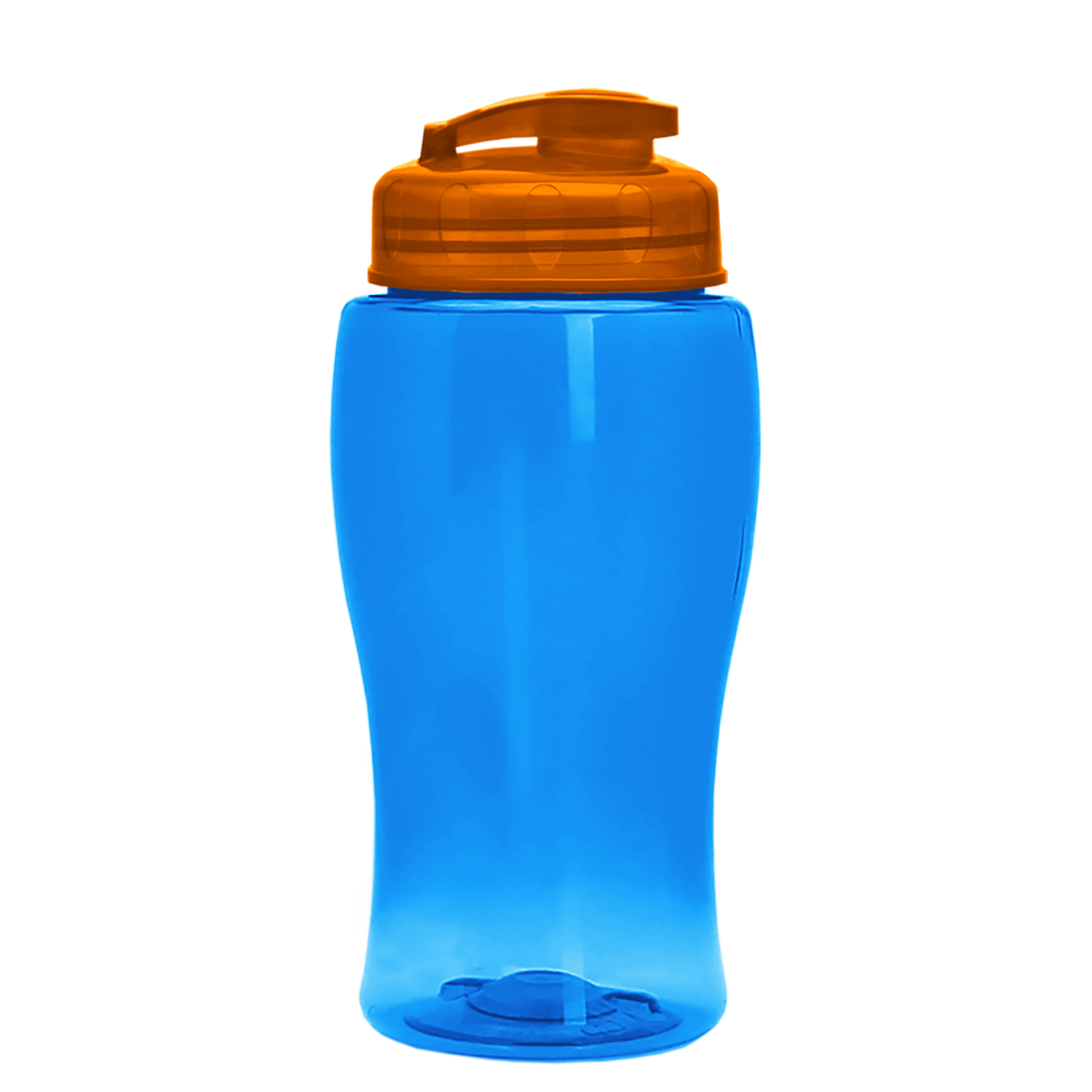 Custom logo Poly+ Jr. Bottle with Flip-Top Lid - 18 oz.