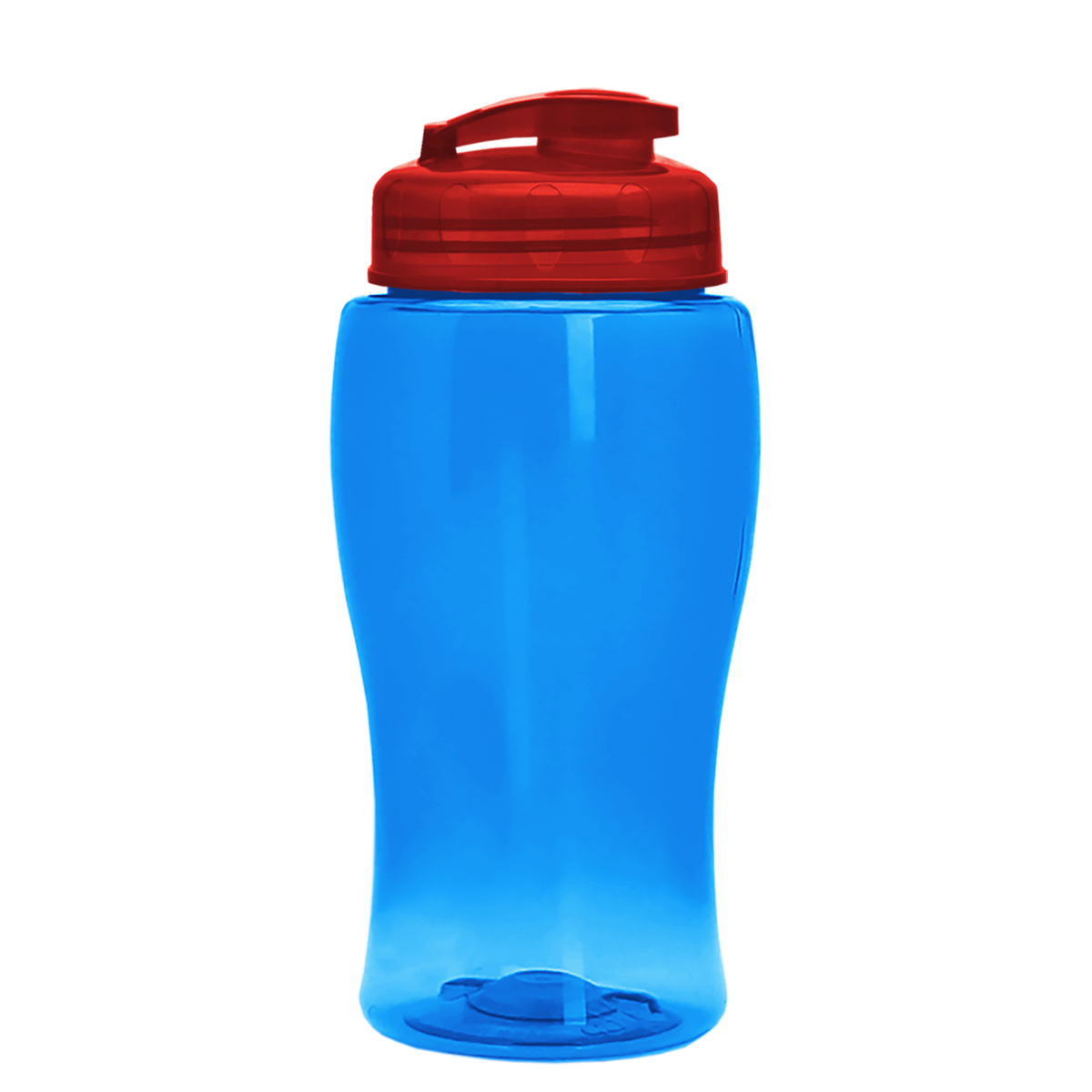 Custom logo Poly+ Jr. Bottle with Flip-Top Lid - 18 oz.