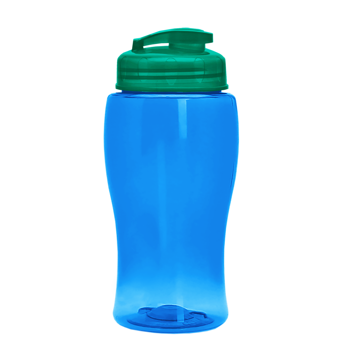 Custom logo Poly+ Jr. Bottle with Flip-Top Lid - 18 oz.