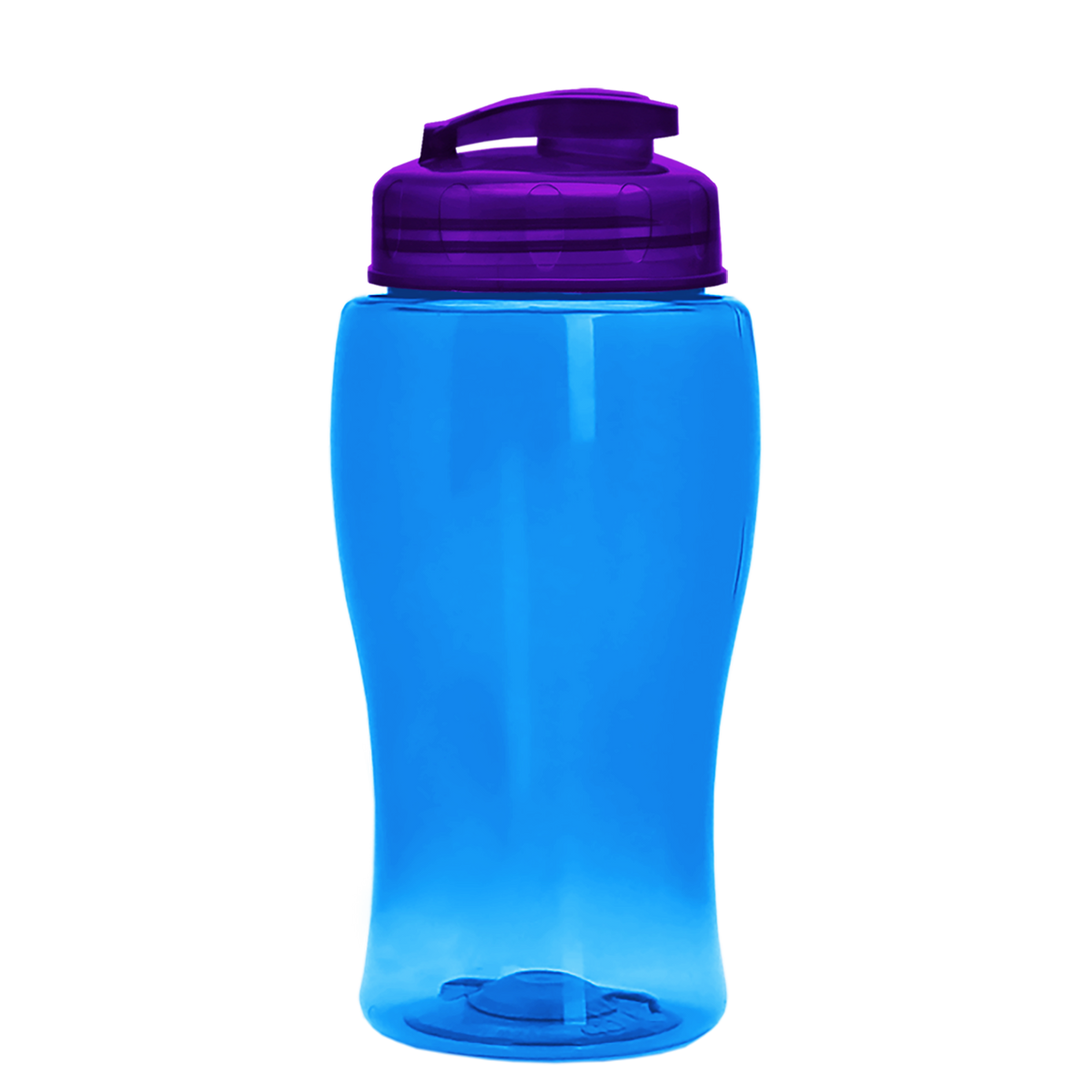 Custom logo Poly+ Jr. Bottle with Flip-Top Lid - 18 oz.