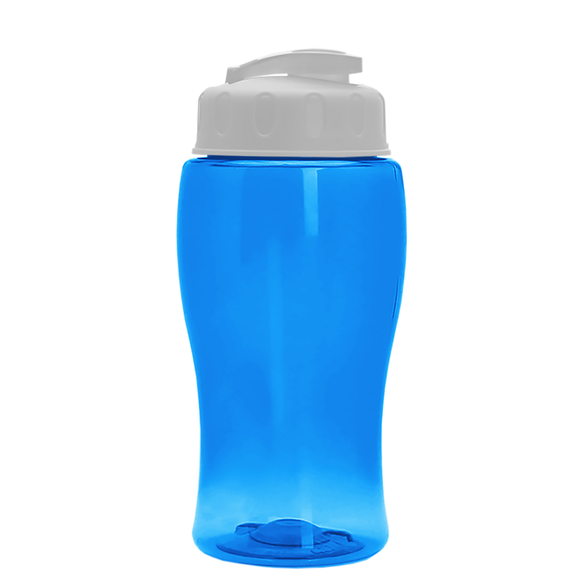 Custom logo Poly+ Jr. Bottle with Flip-Top Lid - 18 oz.