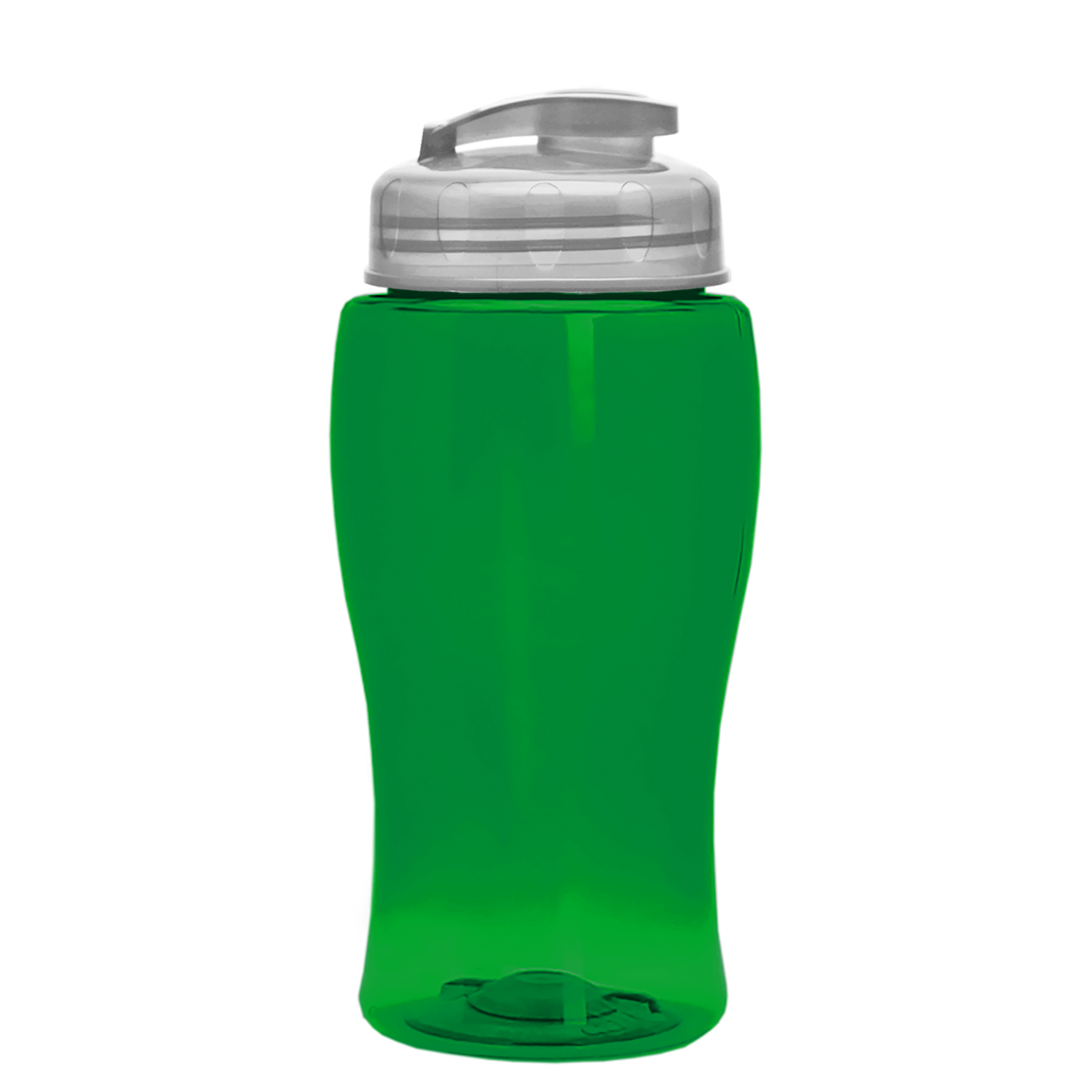 Custom logo Poly+ Jr. Bottle with Flip-Top Lid - 18 oz.