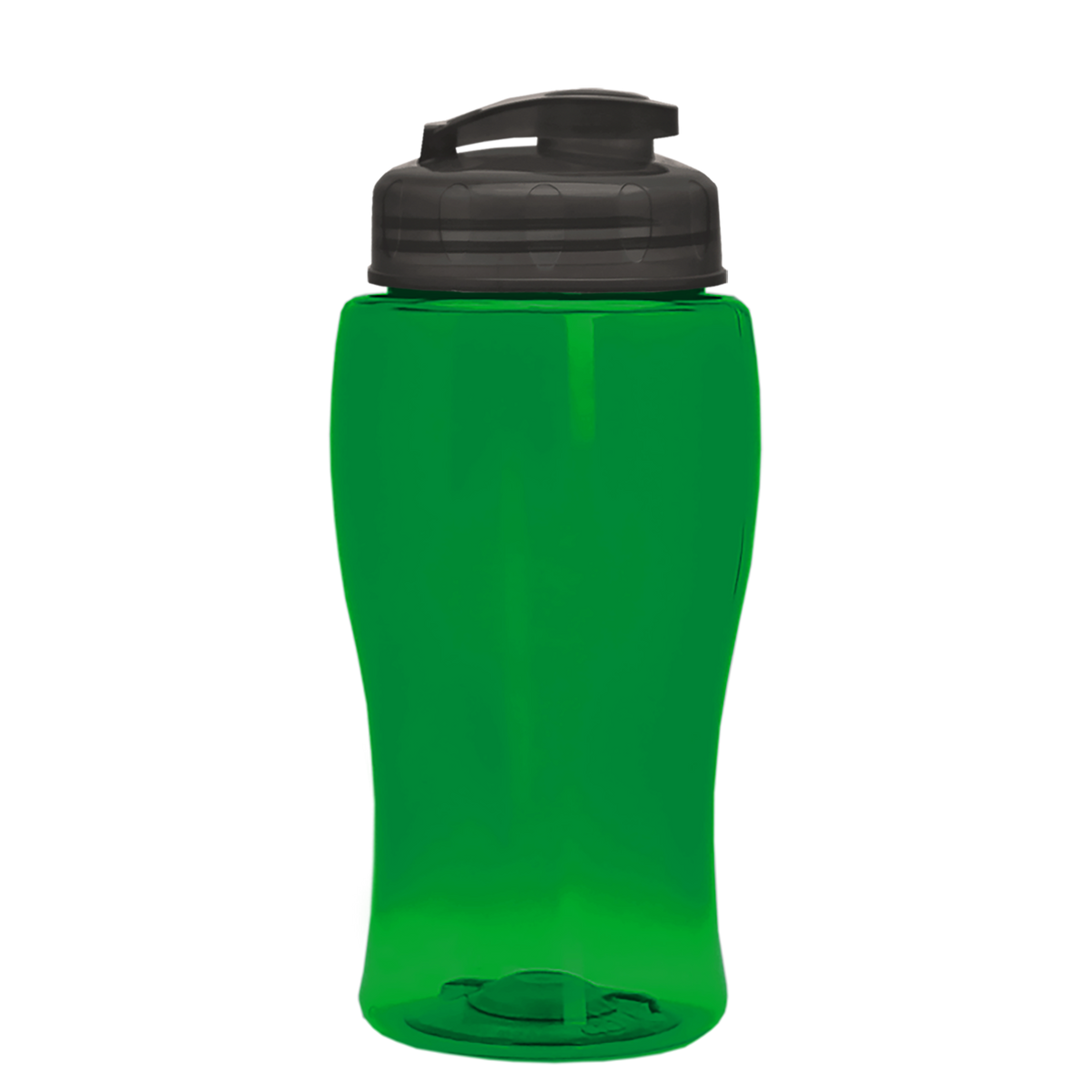 Custom logo Poly+ Jr. Bottle with Flip-Top Lid - 18 oz.