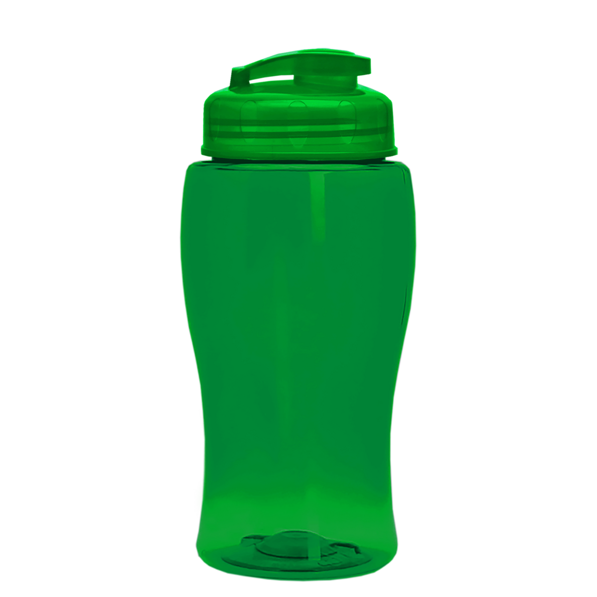 Custom logo Poly+ Jr. Bottle with Flip-Top Lid - 18 oz.