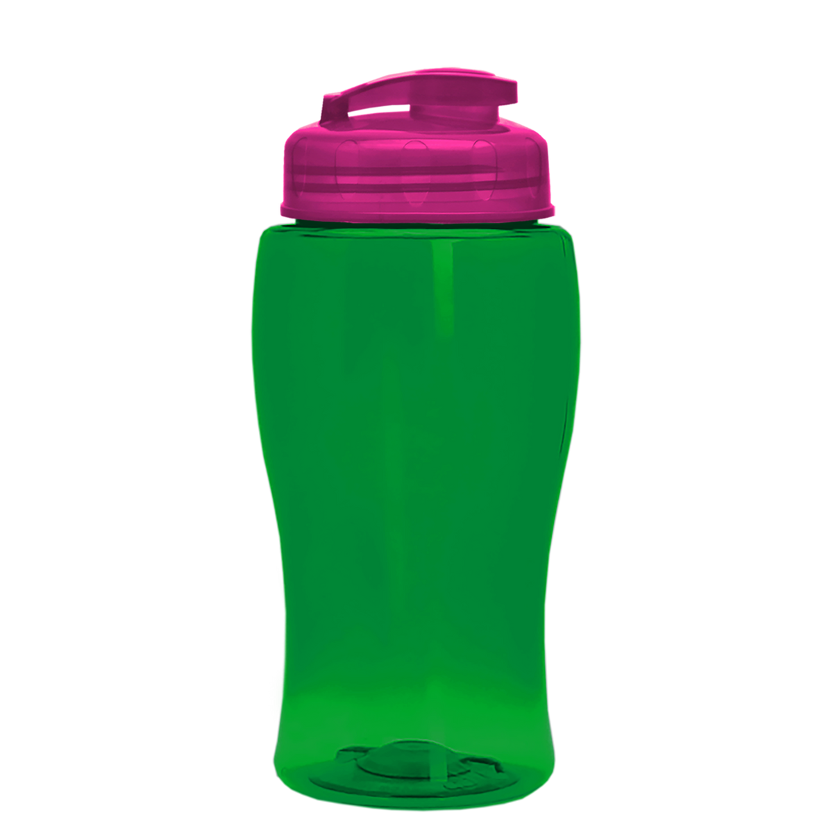 Custom logo Poly+ Jr. Bottle with Flip-Top Lid - 18 oz.