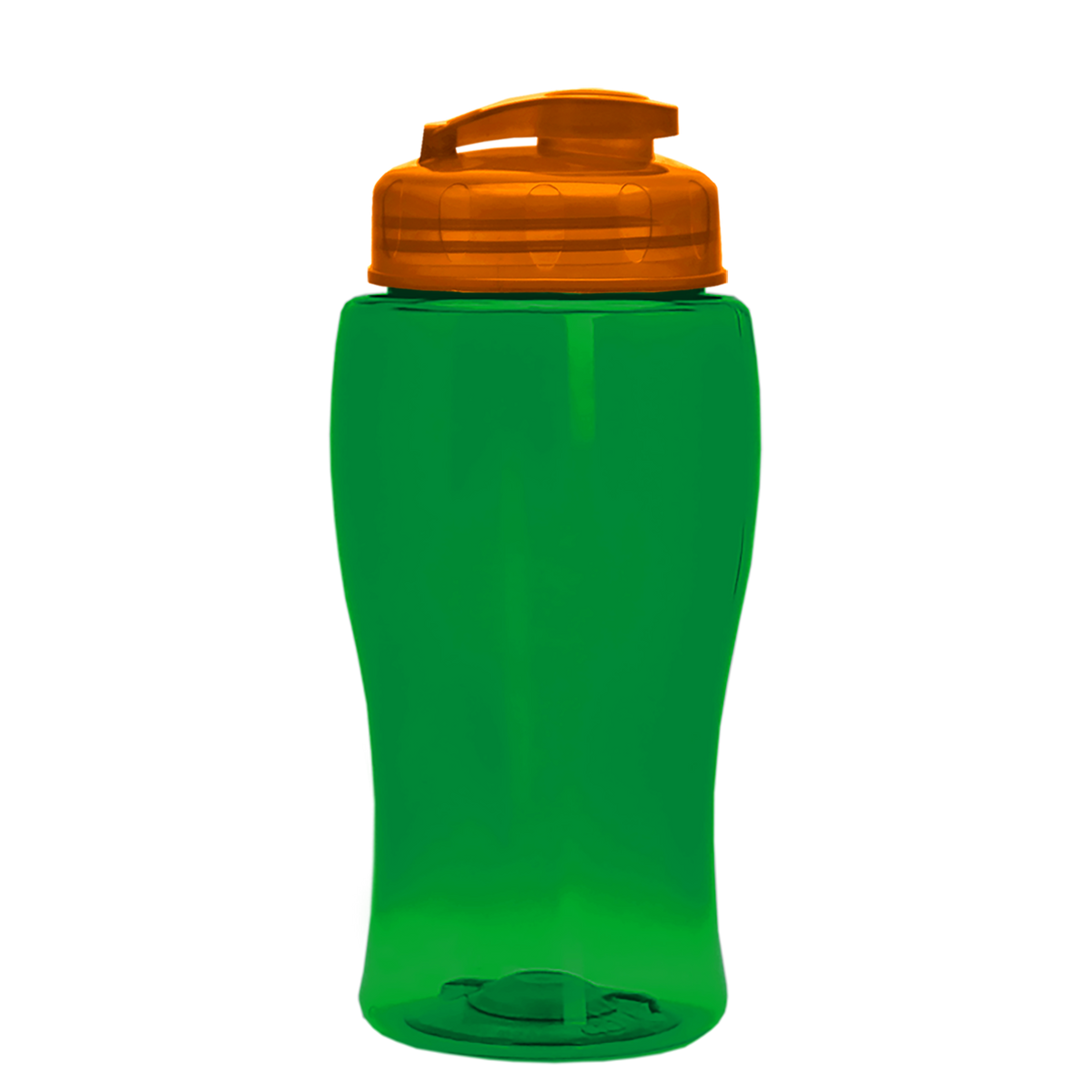 Custom logo Poly+ Jr. Bottle with Flip-Top Lid - 18 oz.
