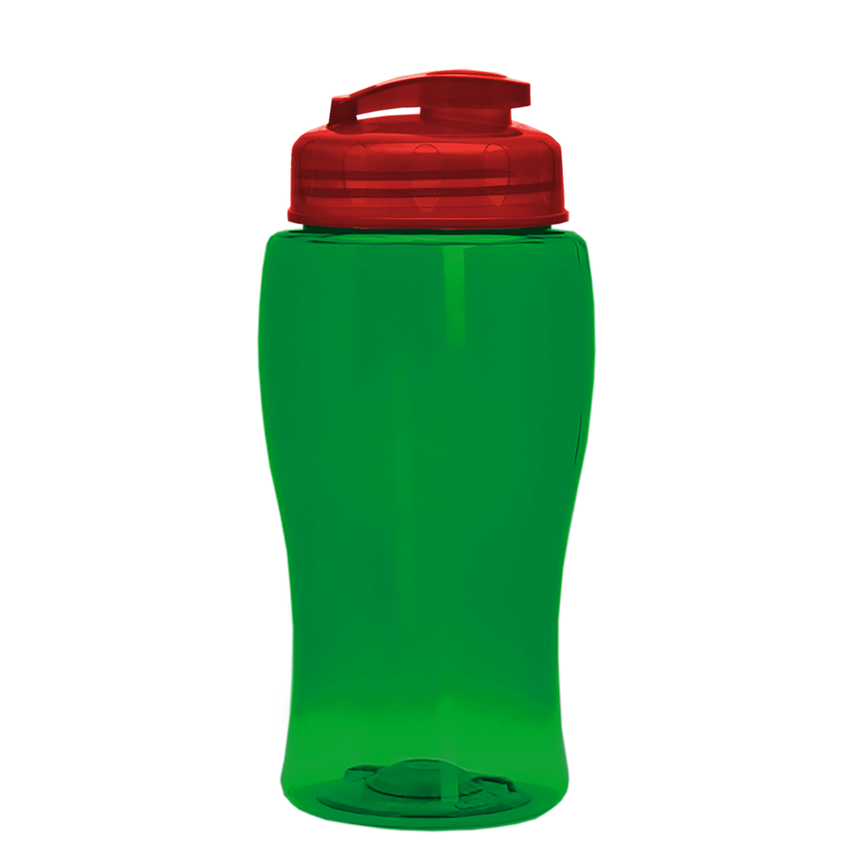 Custom logo Poly+ Jr. Bottle with Flip-Top Lid - 18 oz.