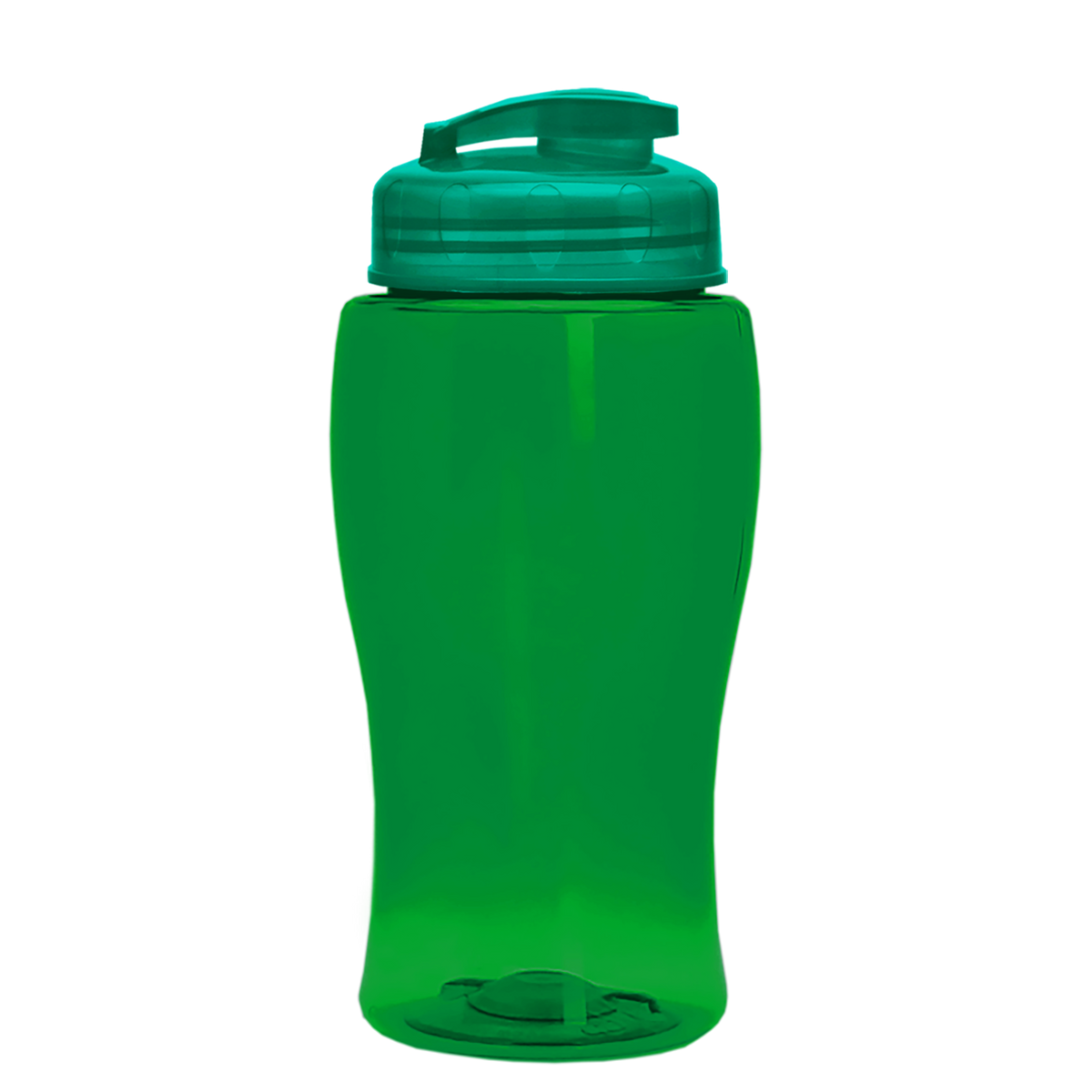 Custom logo Poly+ Jr. Bottle with Flip-Top Lid - 18 oz.