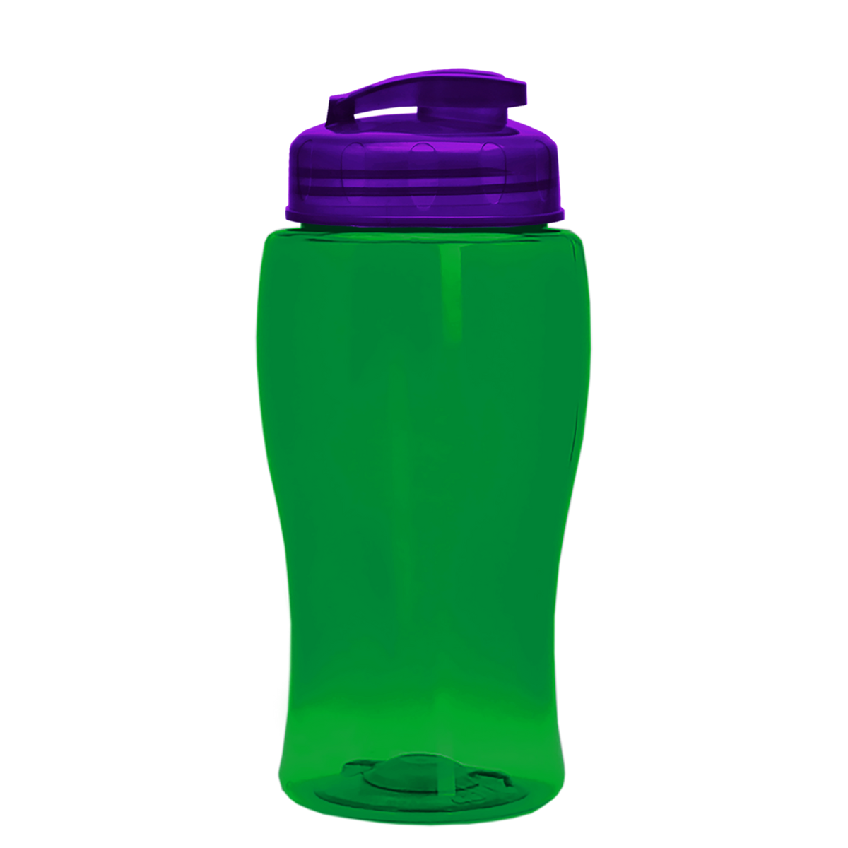 Custom logo Poly+ Jr. Bottle with Flip-Top Lid - 18 oz.
