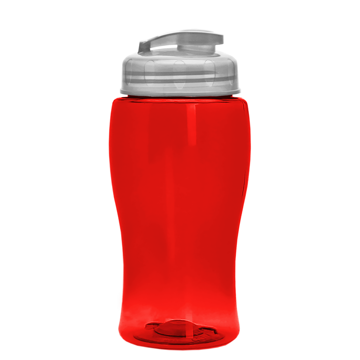 Custom logo Poly+ Jr. Bottle with Flip-Top Lid - 18 oz.