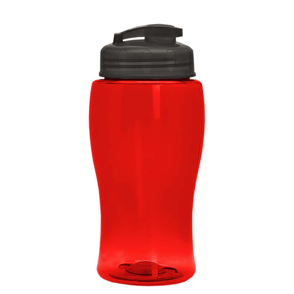 Custom logo Poly+ Jr. Bottle with Flip-Top Lid - 18 oz.