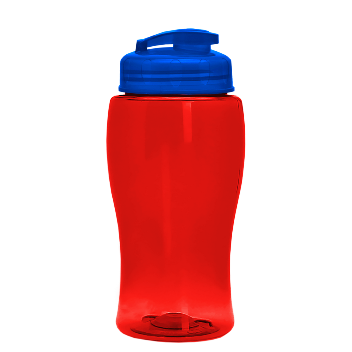 Custom logo Poly+ Jr. Bottle with Flip-Top Lid - 18 oz.
