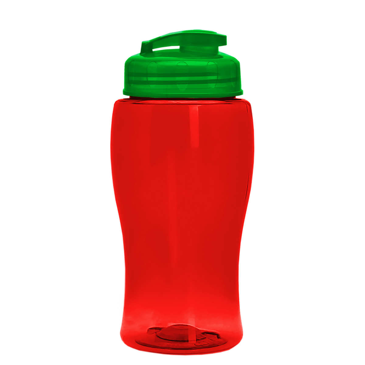 Custom logo Poly+ Jr. Bottle with Flip-Top Lid - 18 oz.