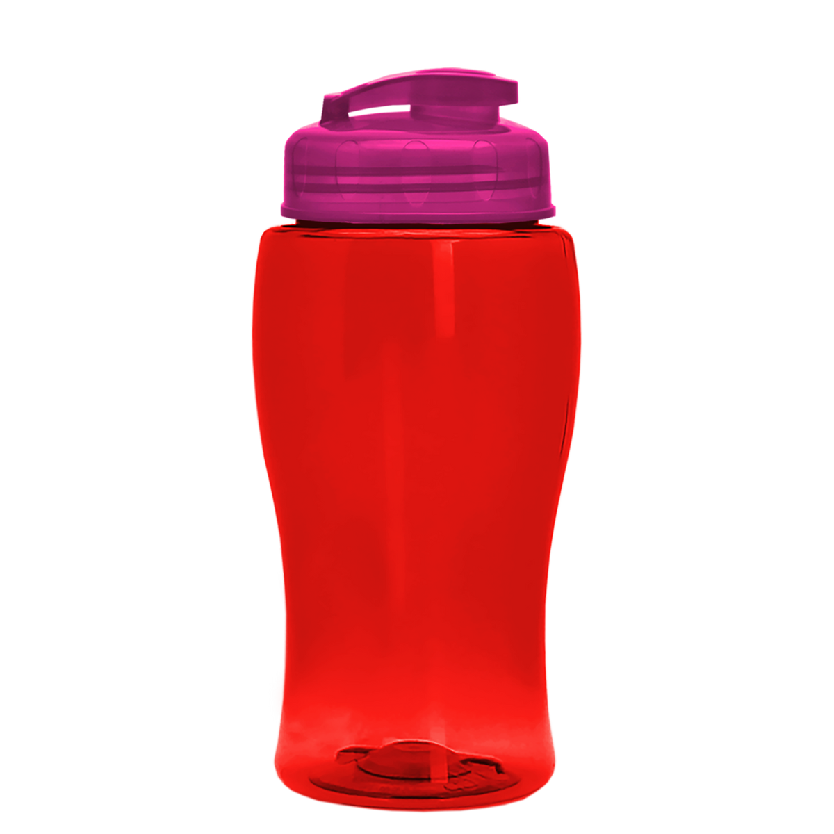 Custom logo Poly+ Jr. Bottle with Flip-Top Lid - 18 oz.