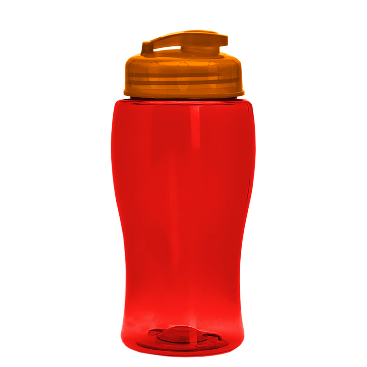 Custom logo Poly+ Jr. Bottle with Flip-Top Lid - 18 oz.