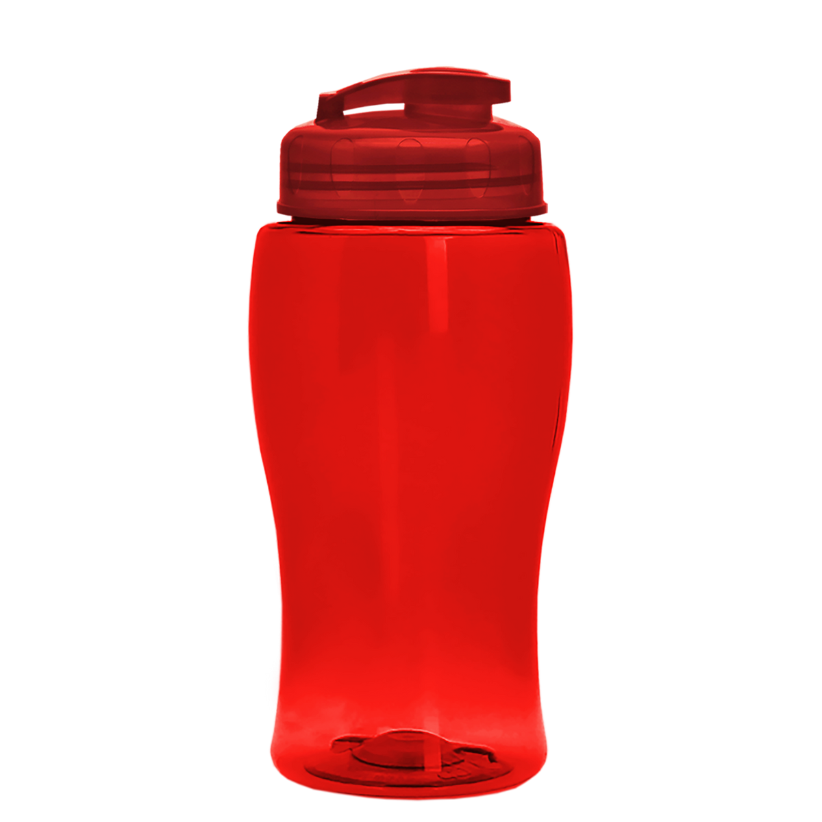 Custom logo Poly+ Jr. Bottle with Flip-Top Lid - 18 oz.