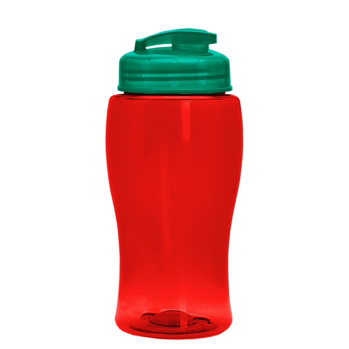 Custom logo Poly+ Jr. Bottle with Flip-Top Lid - 18 oz.