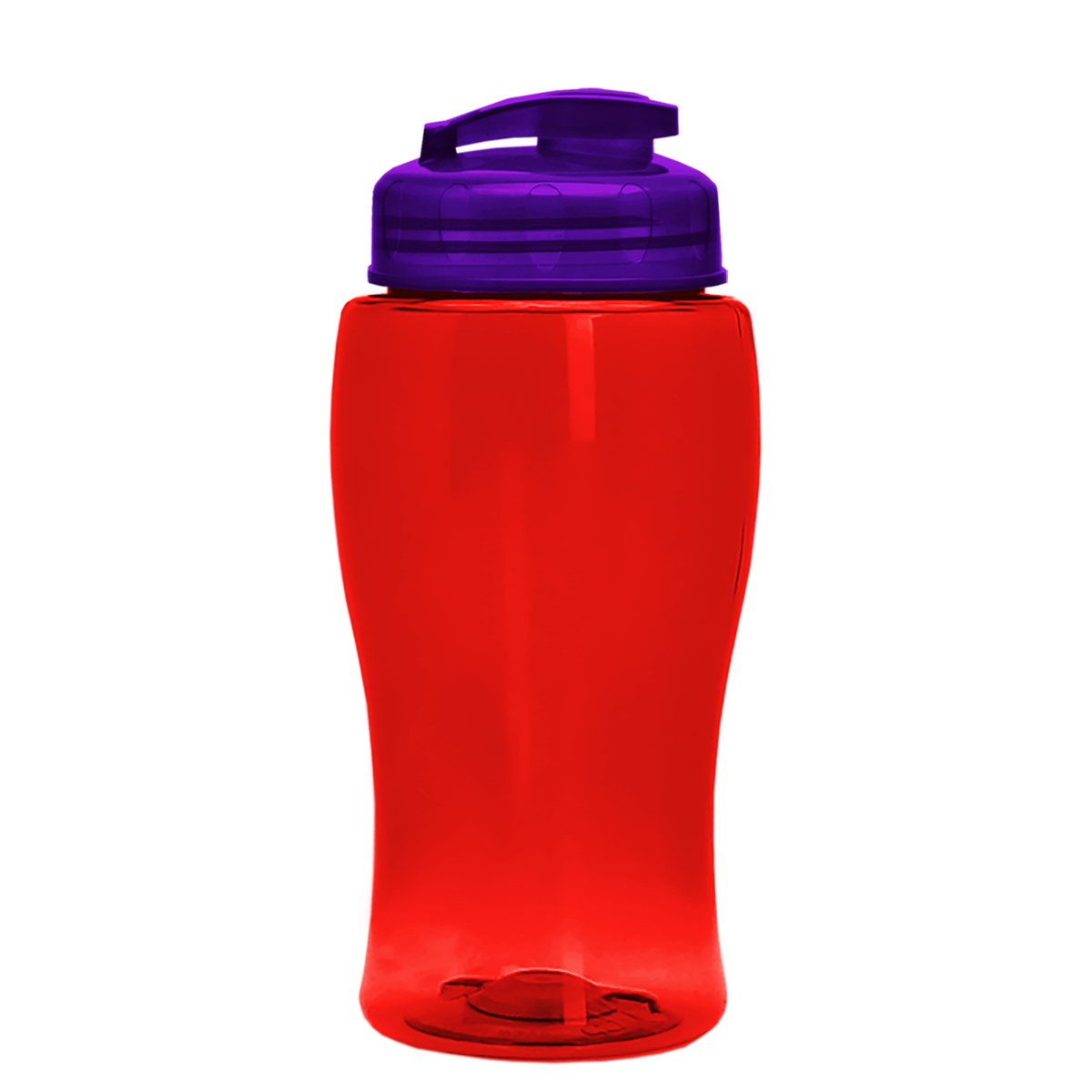 Custom logo Poly+ Jr. Bottle with Flip-Top Lid - 18 oz.