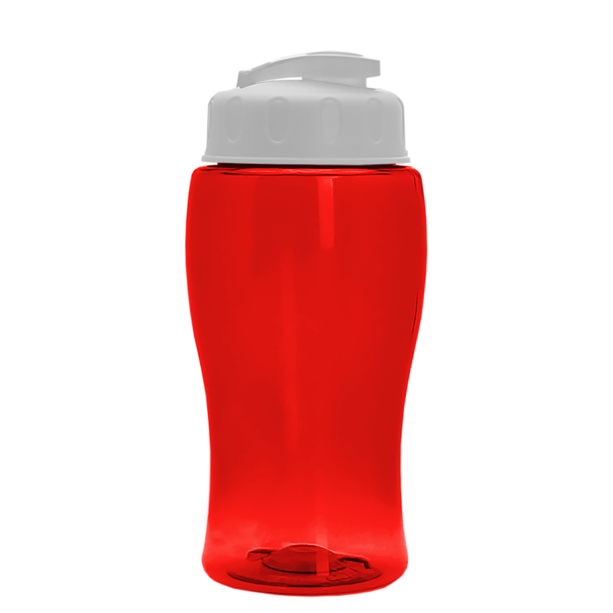 Custom logo Poly+ Jr. Bottle with Flip-Top Lid - 18 oz.