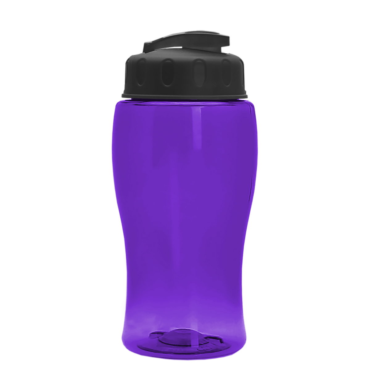 Custom logo Poly+ Jr. Bottle with Flip-Top Lid - 18 oz.