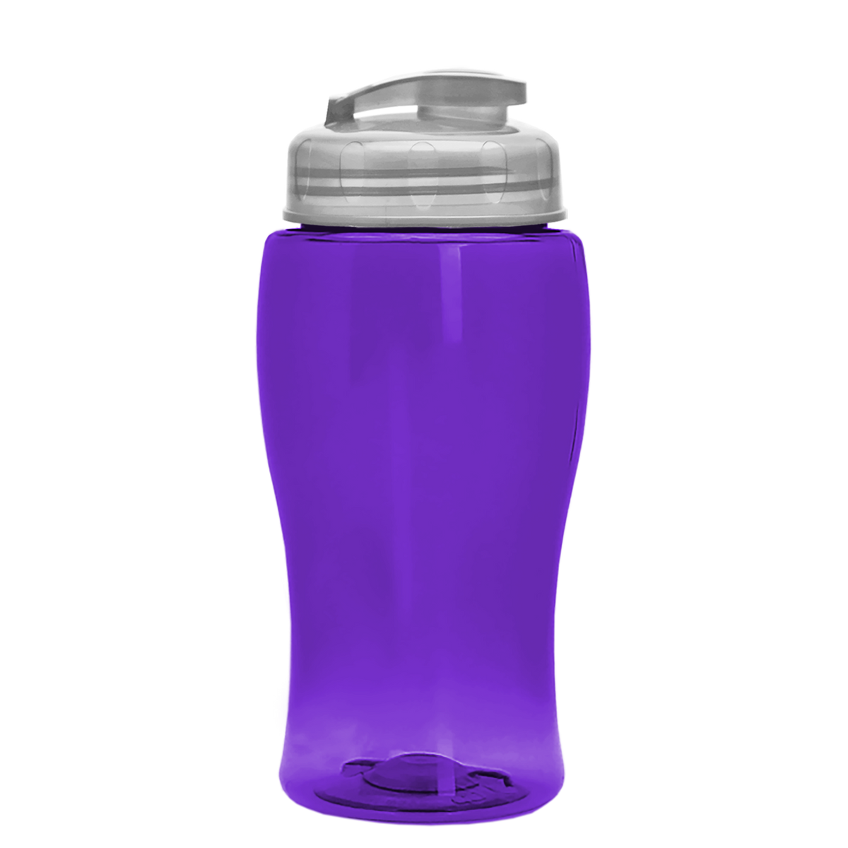 Custom logo Poly+ Jr. Bottle with Flip-Top Lid - 18 oz.