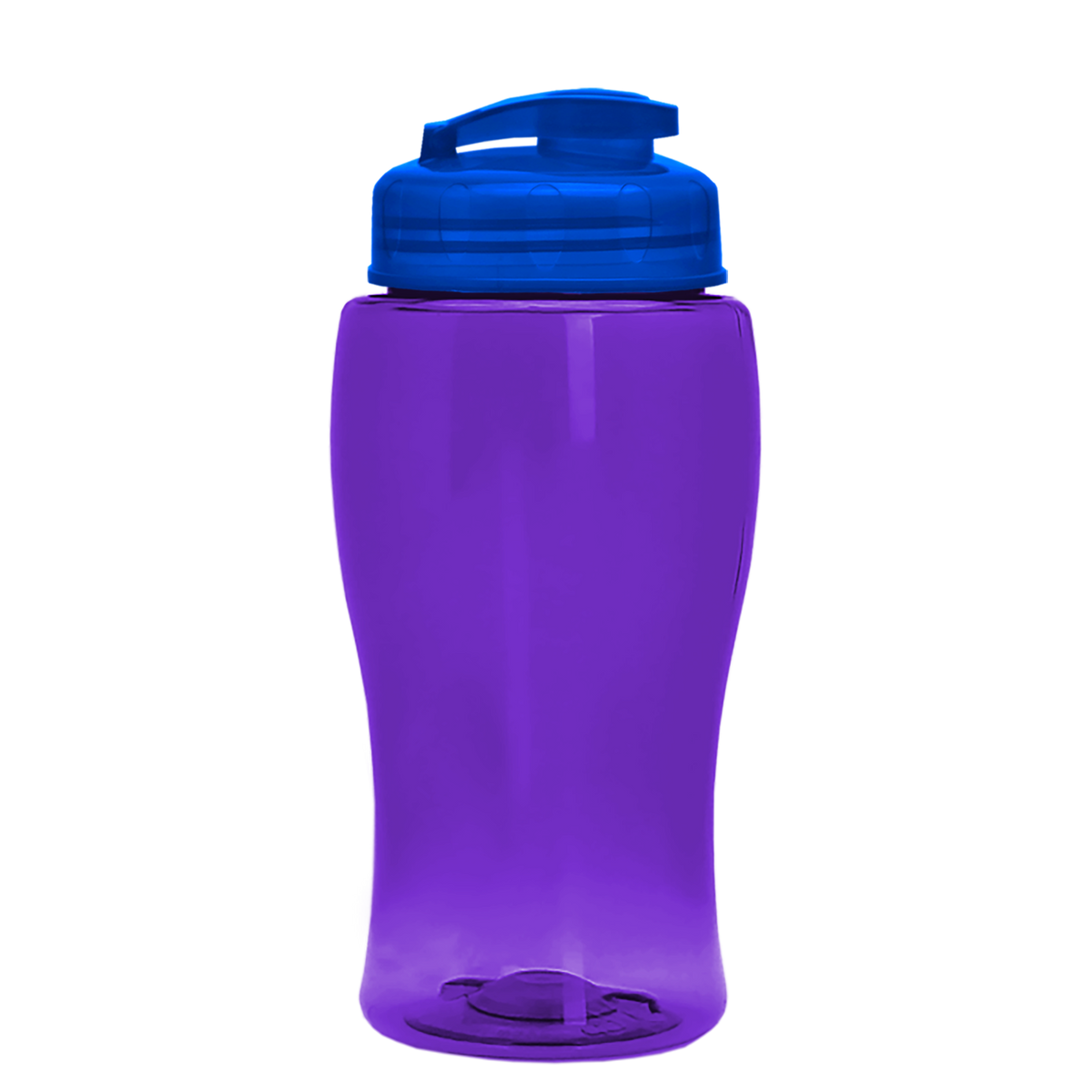 Custom logo Poly+ Jr. Bottle with Flip-Top Lid - 18 oz.