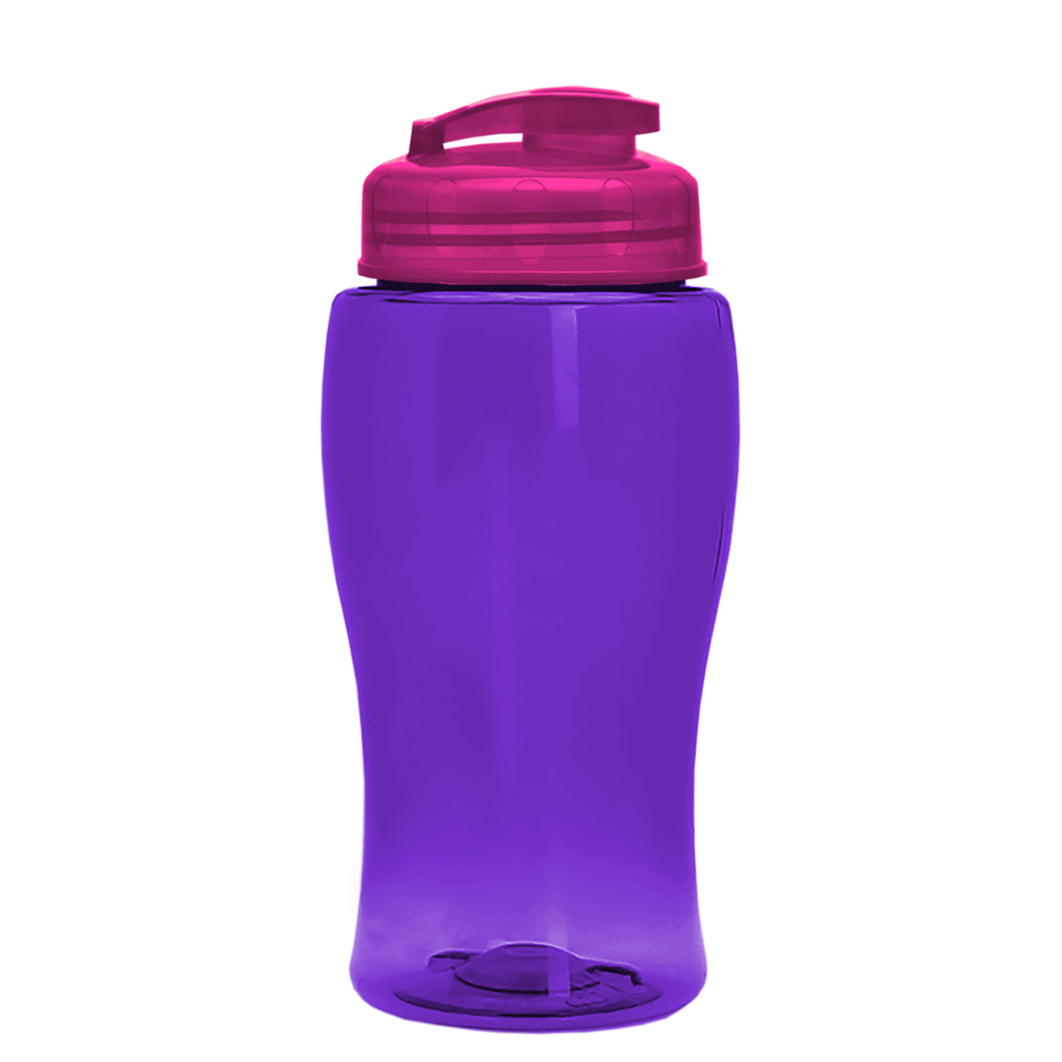 Custom logo Poly+ Jr. Bottle with Flip-Top Lid - 18 oz.