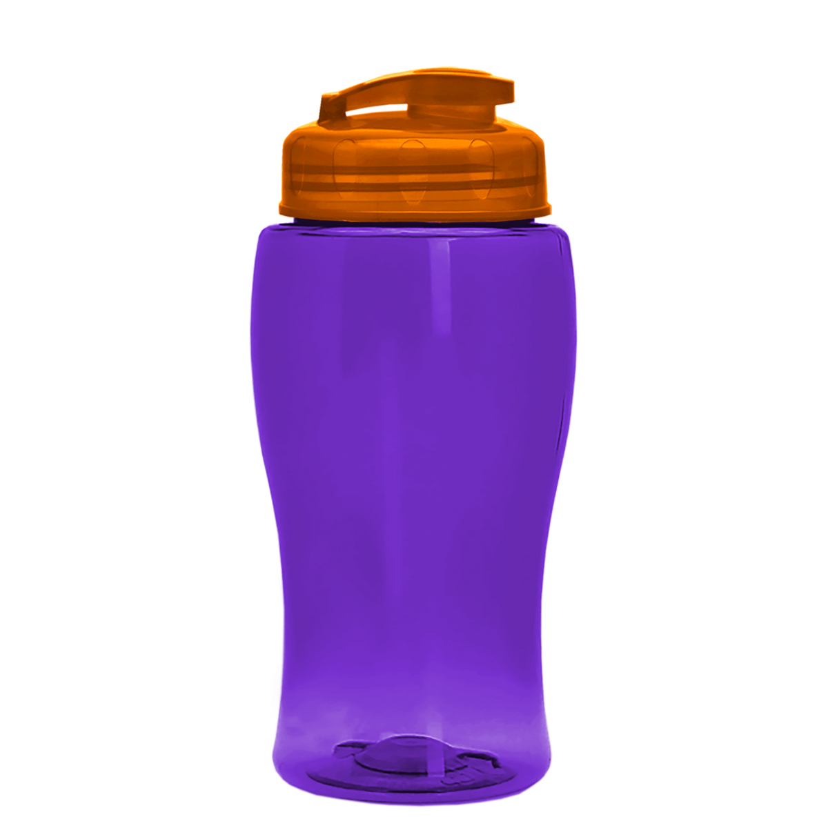 Custom logo Poly+ Jr. Bottle with Flip-Top Lid - 18 oz.