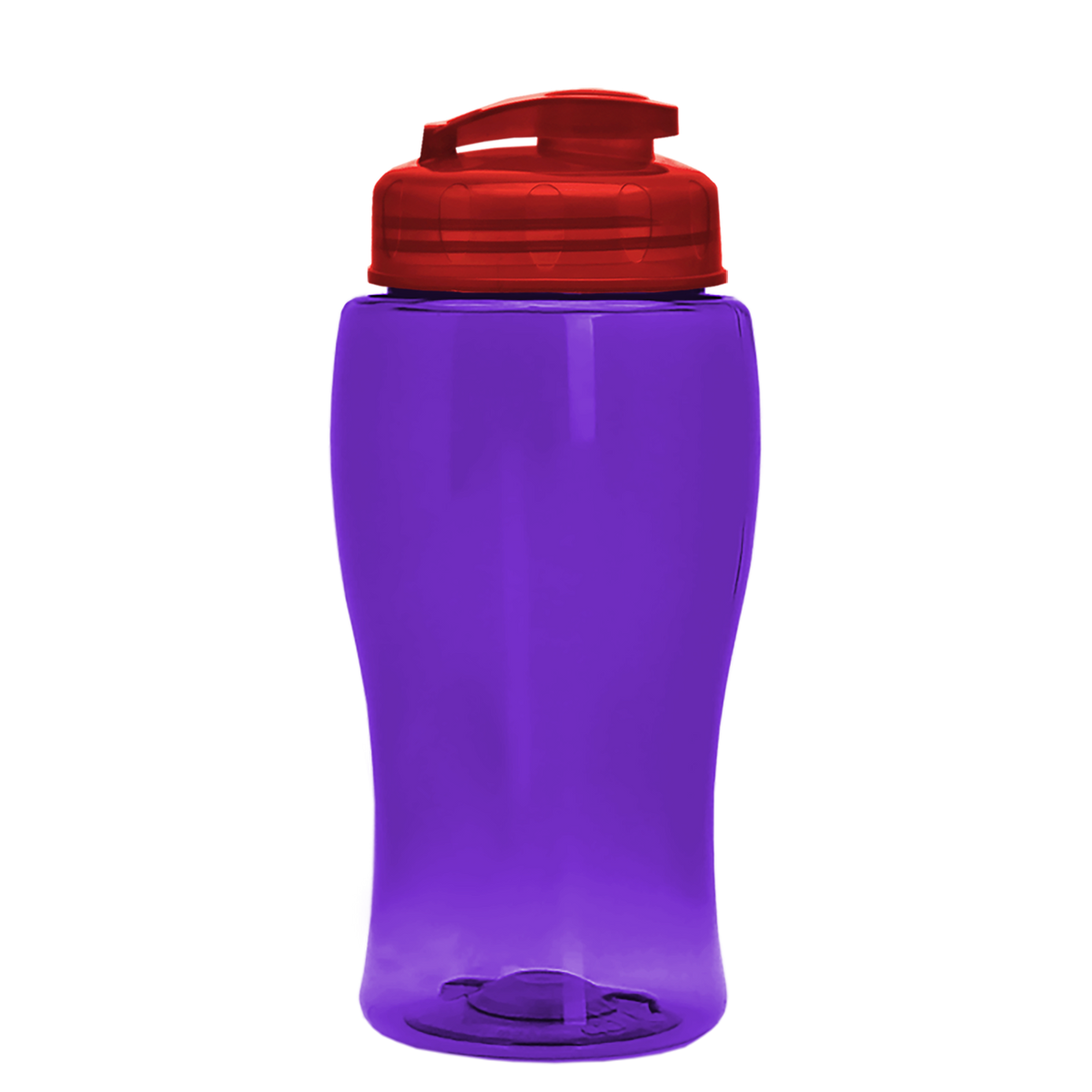 Custom logo Poly+ Jr. Bottle with Flip-Top Lid - 18 oz.