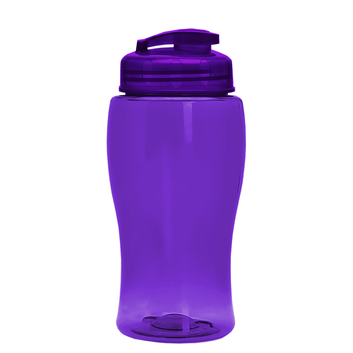 Custom logo Poly+ Jr. Bottle with Flip-Top Lid - 18 oz.