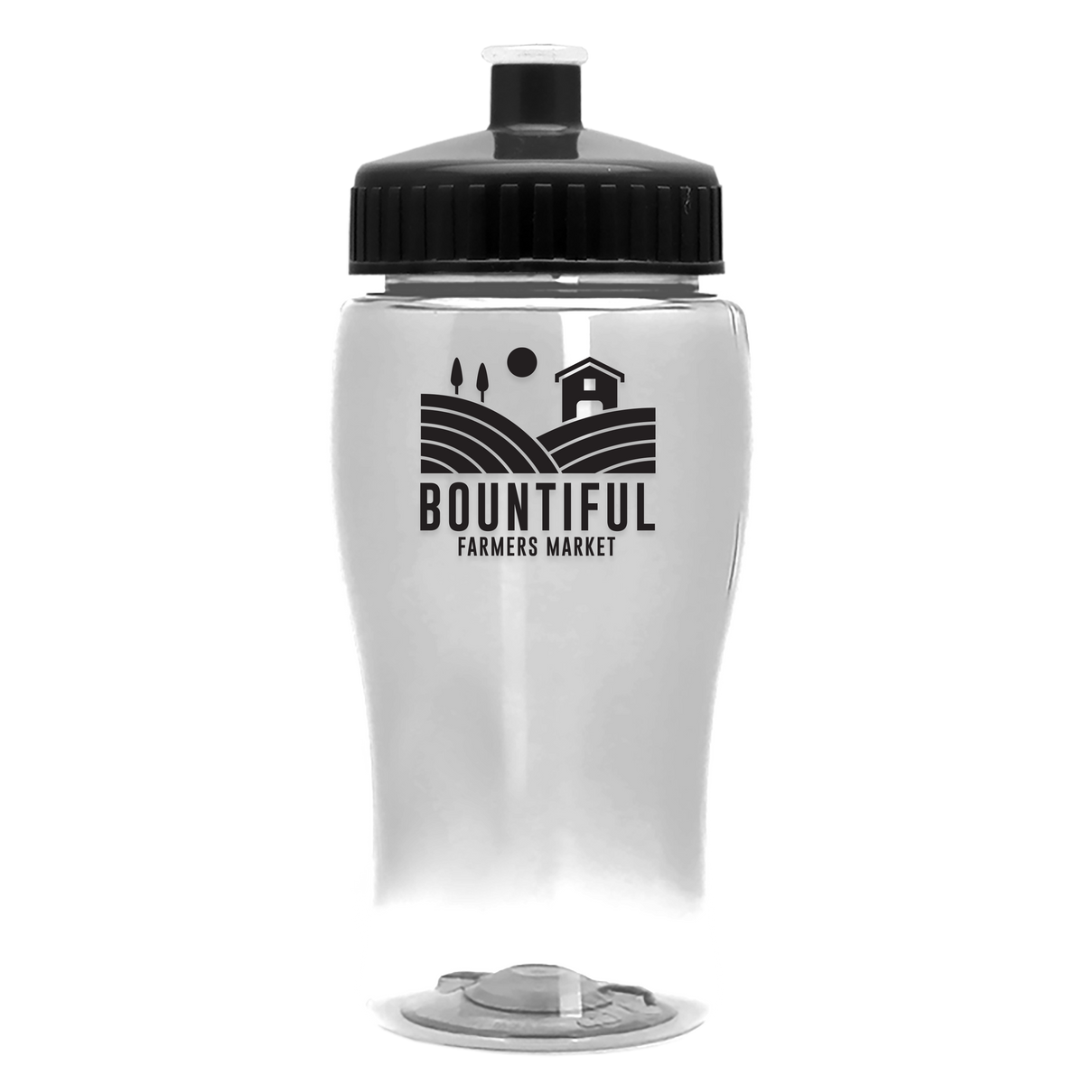 Custom logo Poly+ Jr. Bottle with Push-Pull Lid - 18 oz.