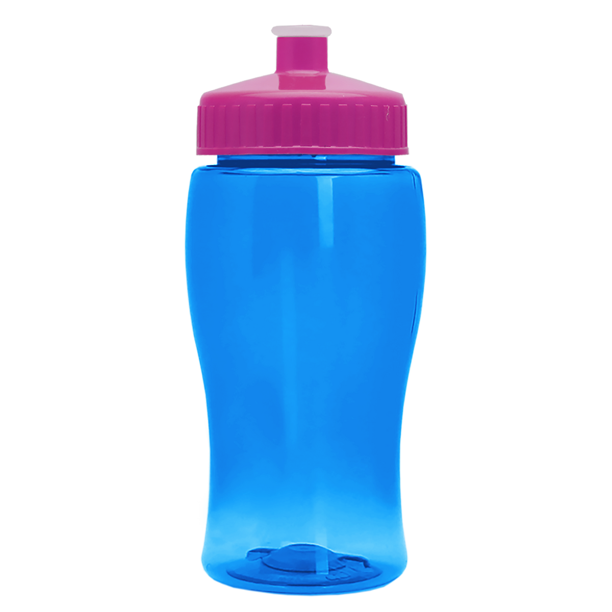 Custom logo Poly+ Jr. Bottle with Push-Pull Lid - 18 oz.