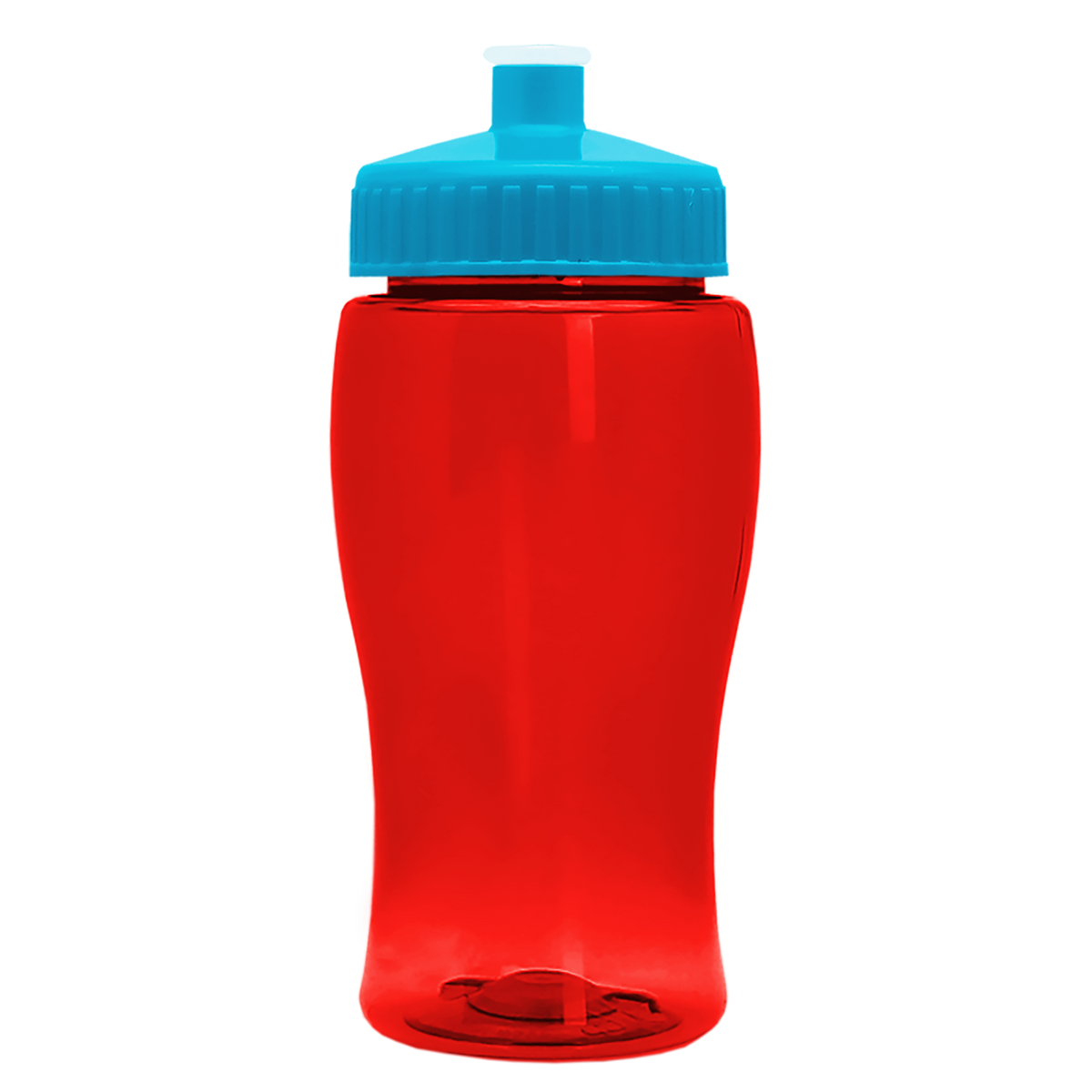 Custom logo Poly+ Jr. Bottle with Push-Pull Lid - 18 oz.