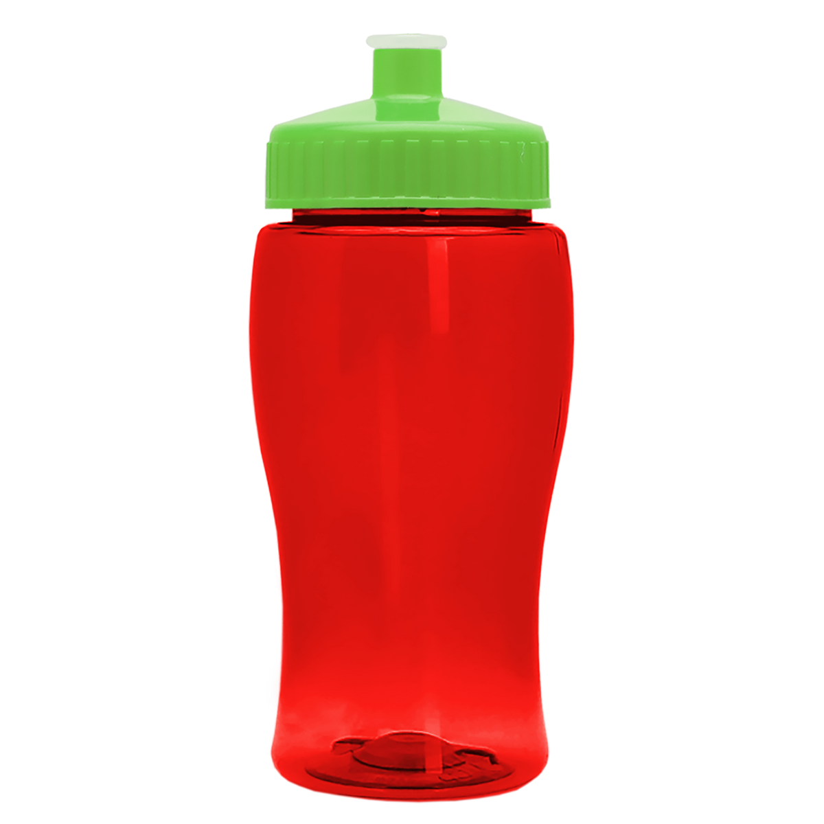 Custom logo Poly+ Jr. Bottle with Push-Pull Lid - 18 oz.