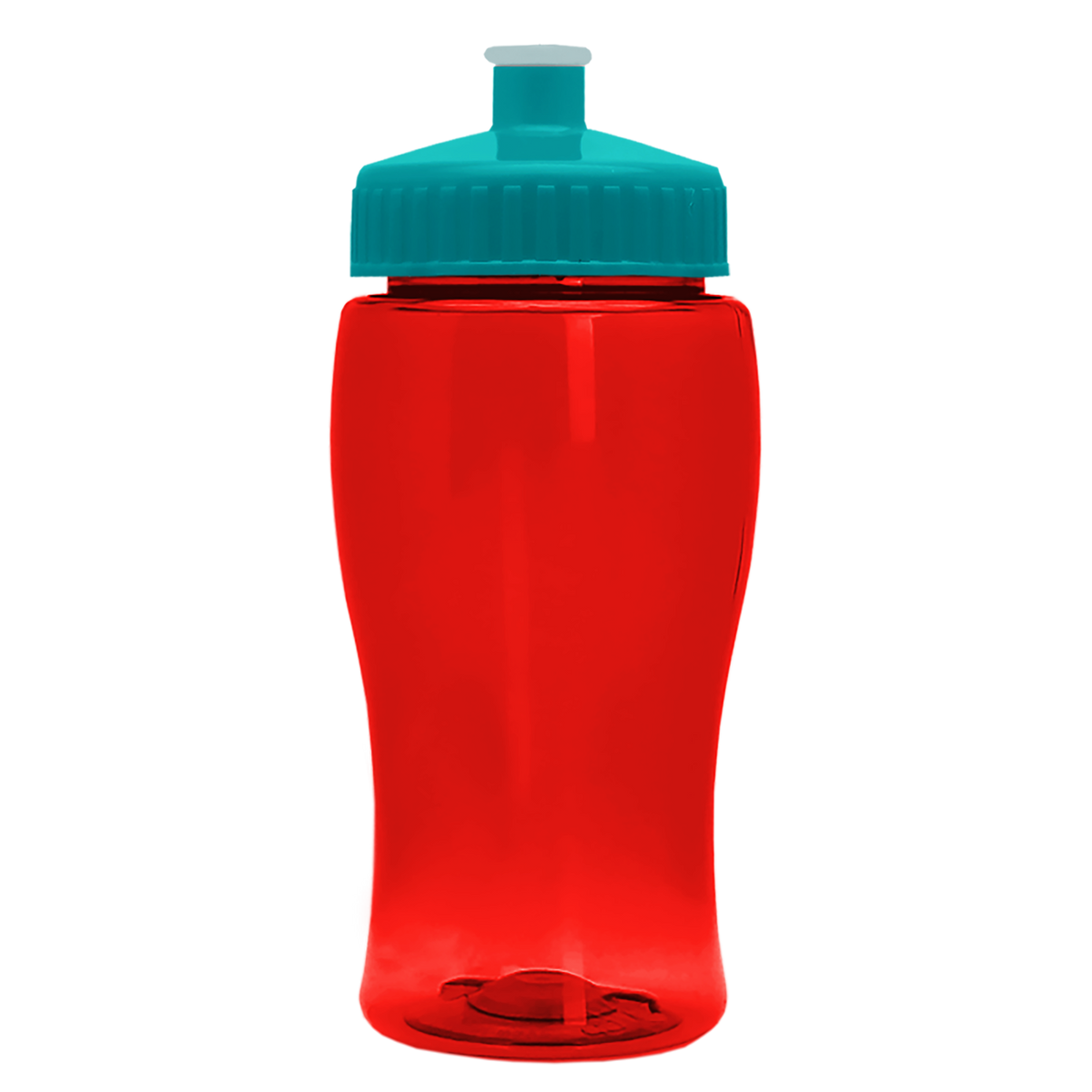 Custom logo Poly+ Jr. Bottle with Push-Pull Lid - 18 oz.