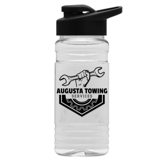 Clear Bottle with Drink-Thru Lid - 20 oz.