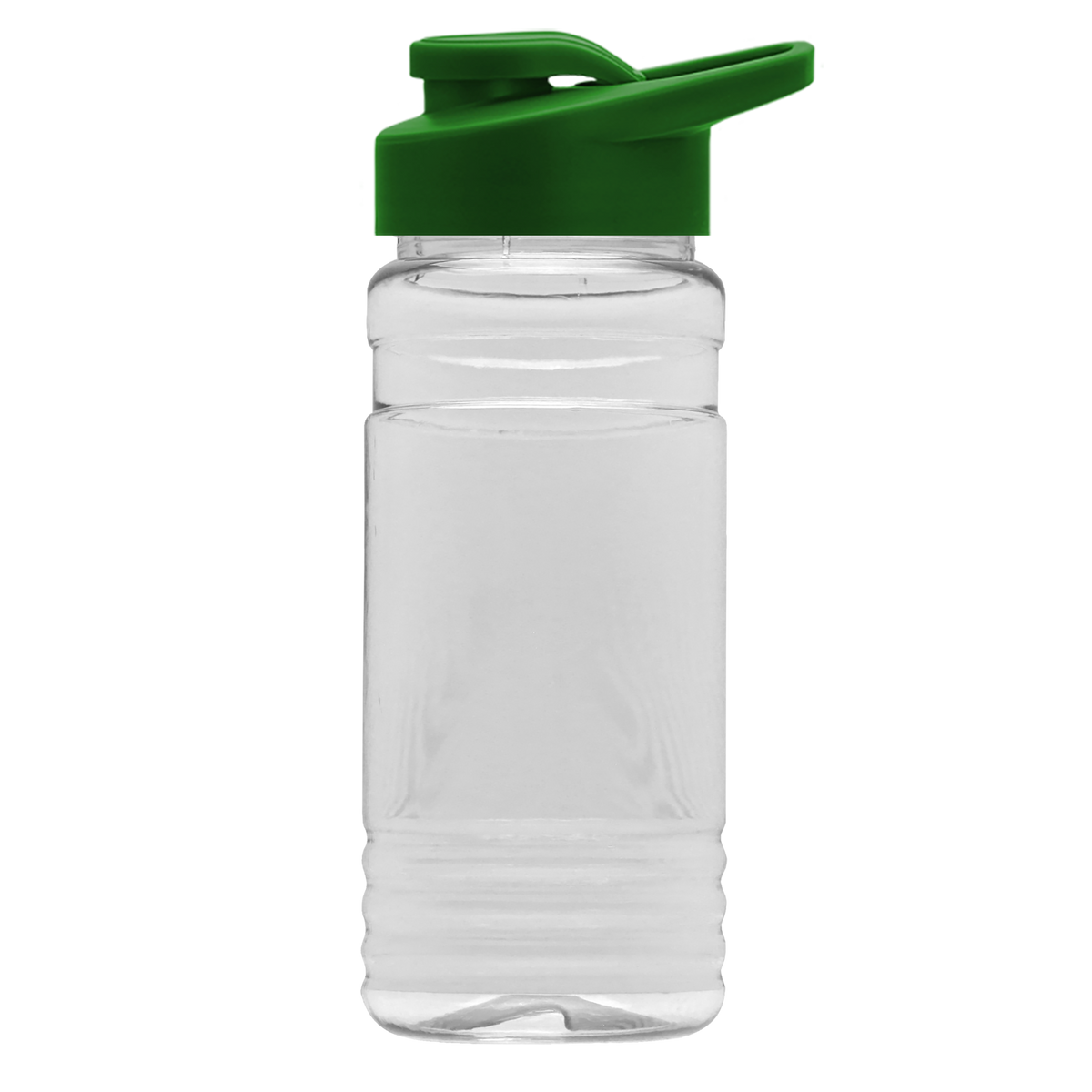 Custom logo Clear Bottle with Drink-Thru Lid - 20 oz.