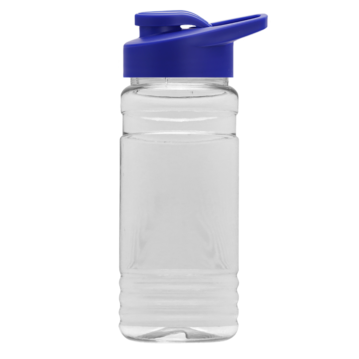 Custom logo Clear Bottle with Drink-Thru Lid - 20 oz.