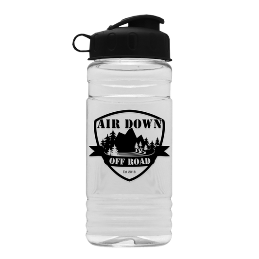 Clear Bottle with Flip Lid - 20 oz.