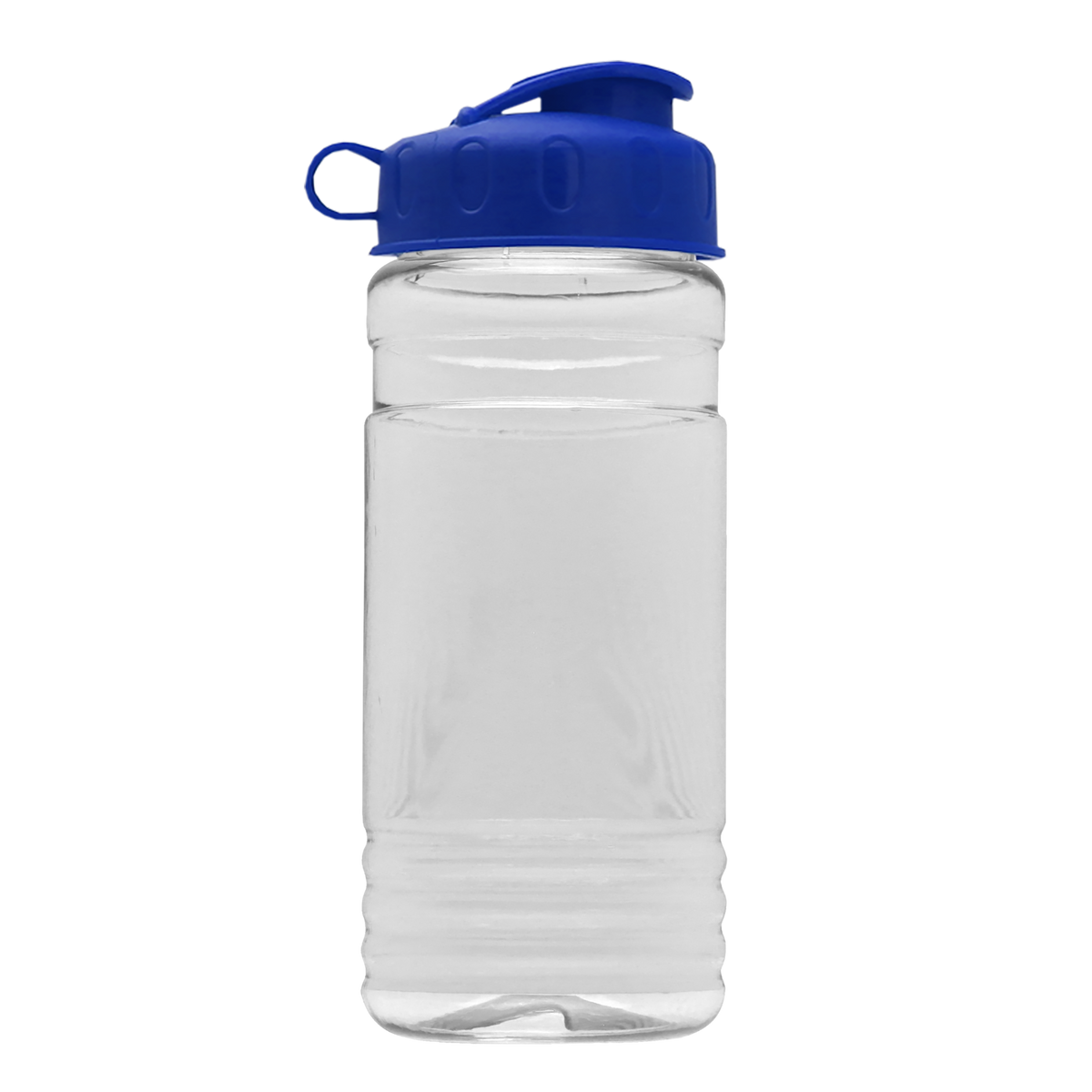 Custom logo Clear Bottle with Flip Lid - 20 oz.