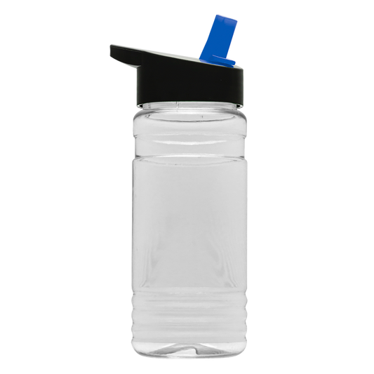 Clear Bottle with Flip-Straw Lid - 20 oz.