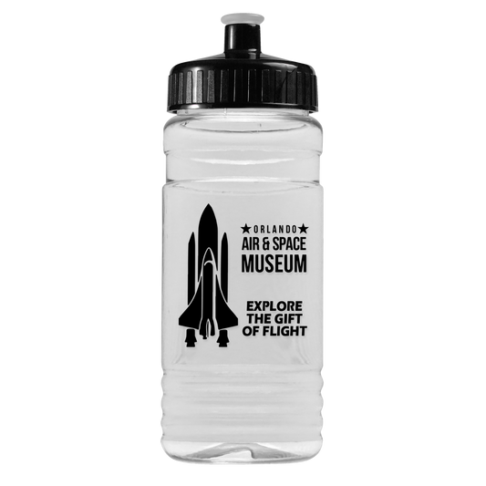 Clear Bottle with Push-Pull Lid - 20 oz.