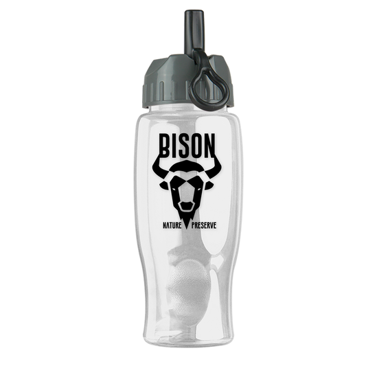 Poly+ Bottle with Ring-Straw Lid - 27 oz.