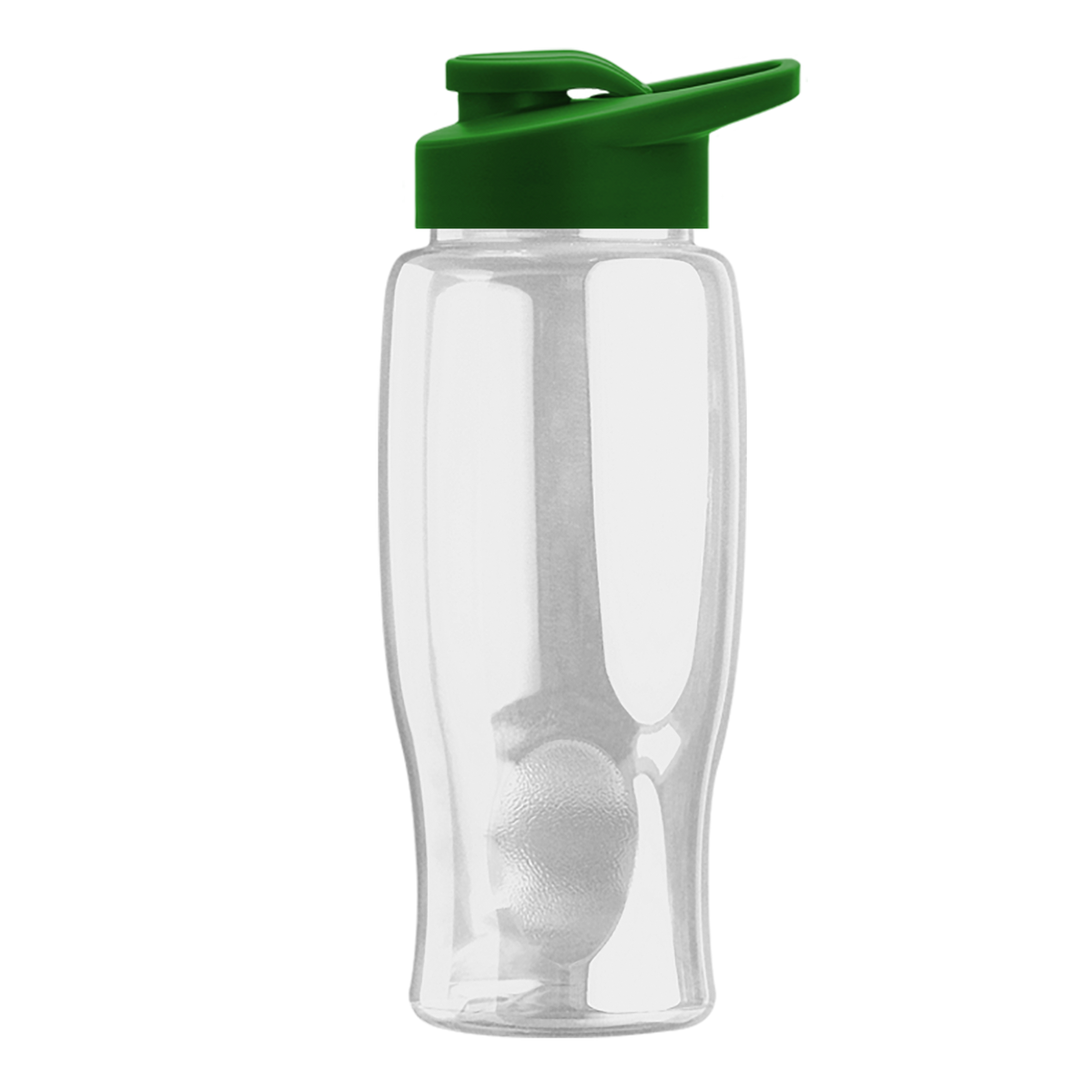 Custom logo Poly+ Bottle with Drink-Thru Lid - 27 oz.