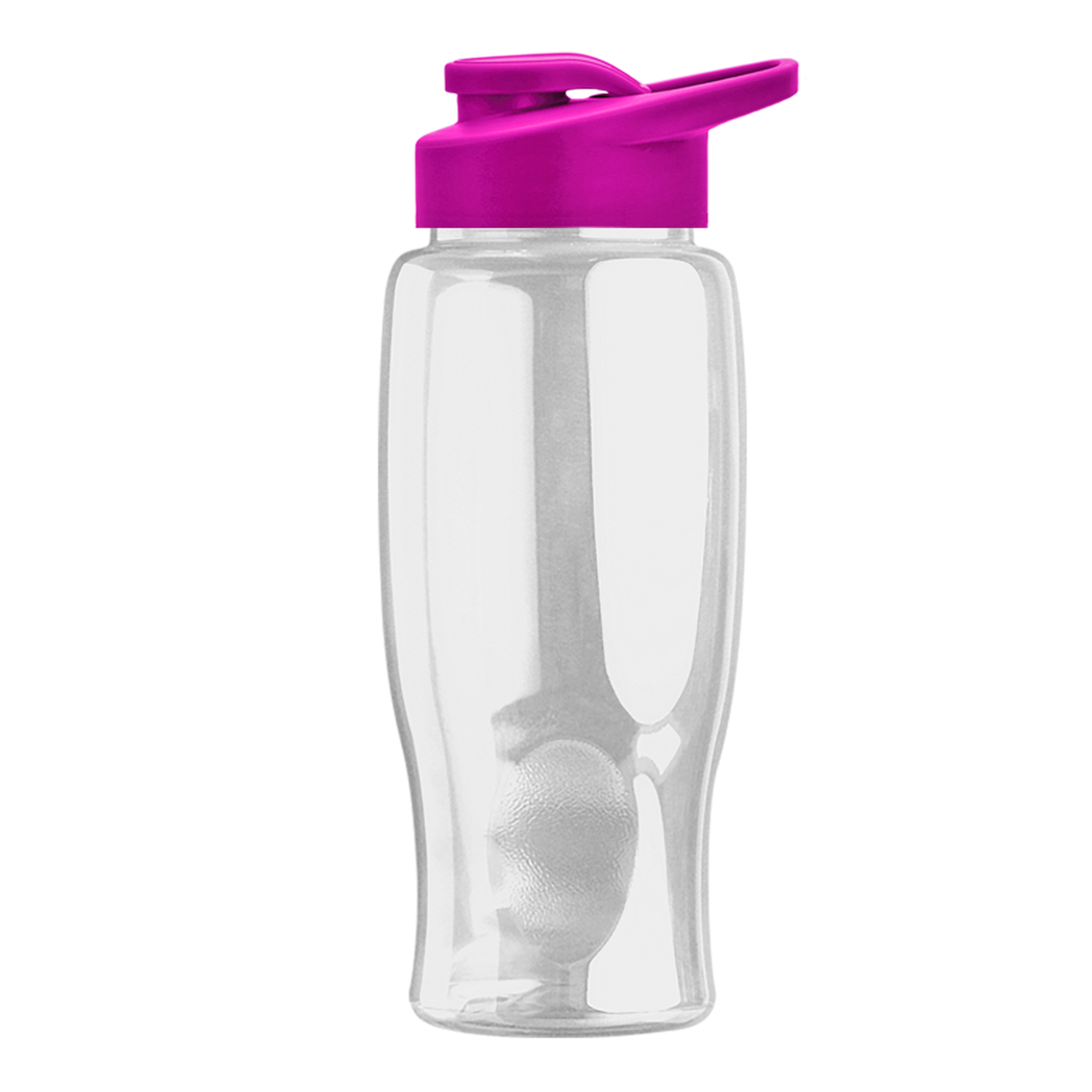 Custom logo Poly+ Bottle with Drink-Thru Lid - 27 oz.
