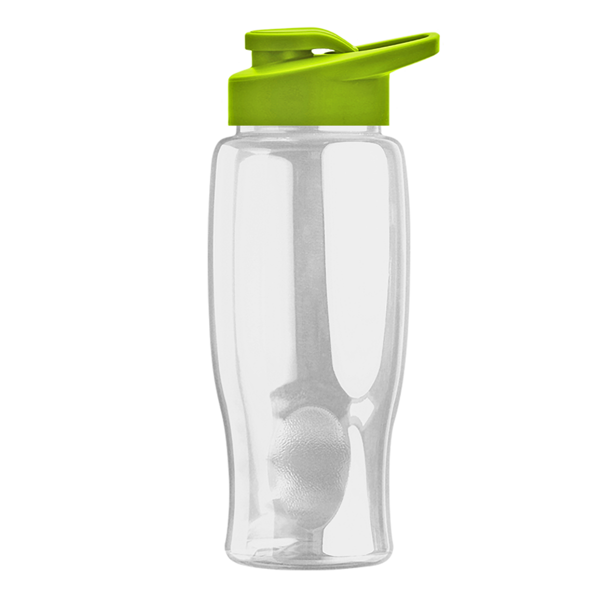 Custom logo Poly+ Bottle with Drink-Thru Lid - 27 oz.