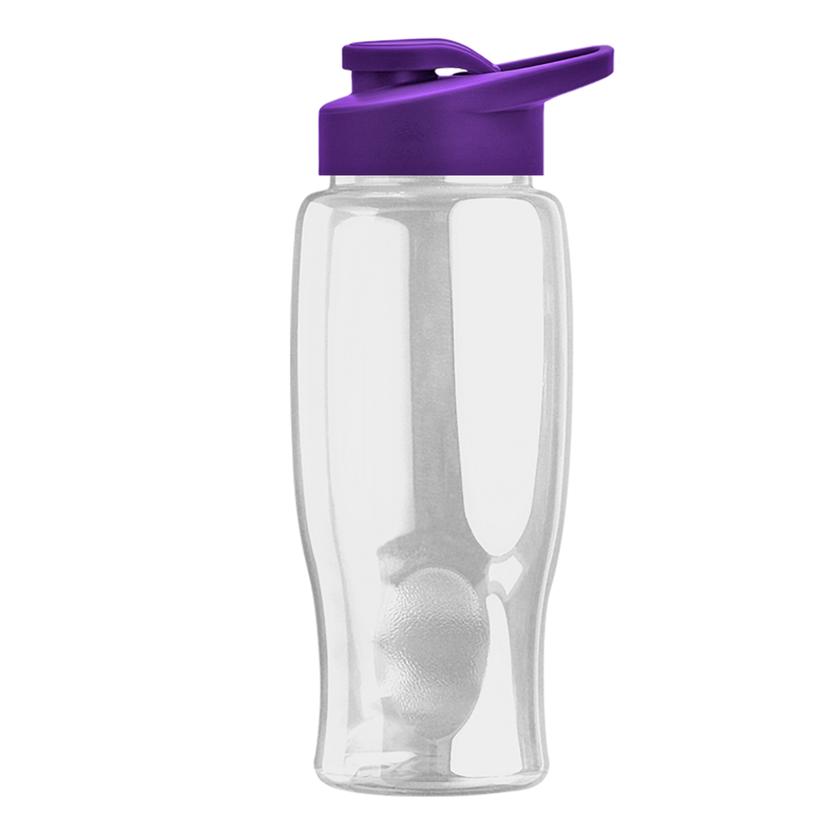 Custom logo Poly+ Bottle with Drink-Thru Lid - 27 oz.