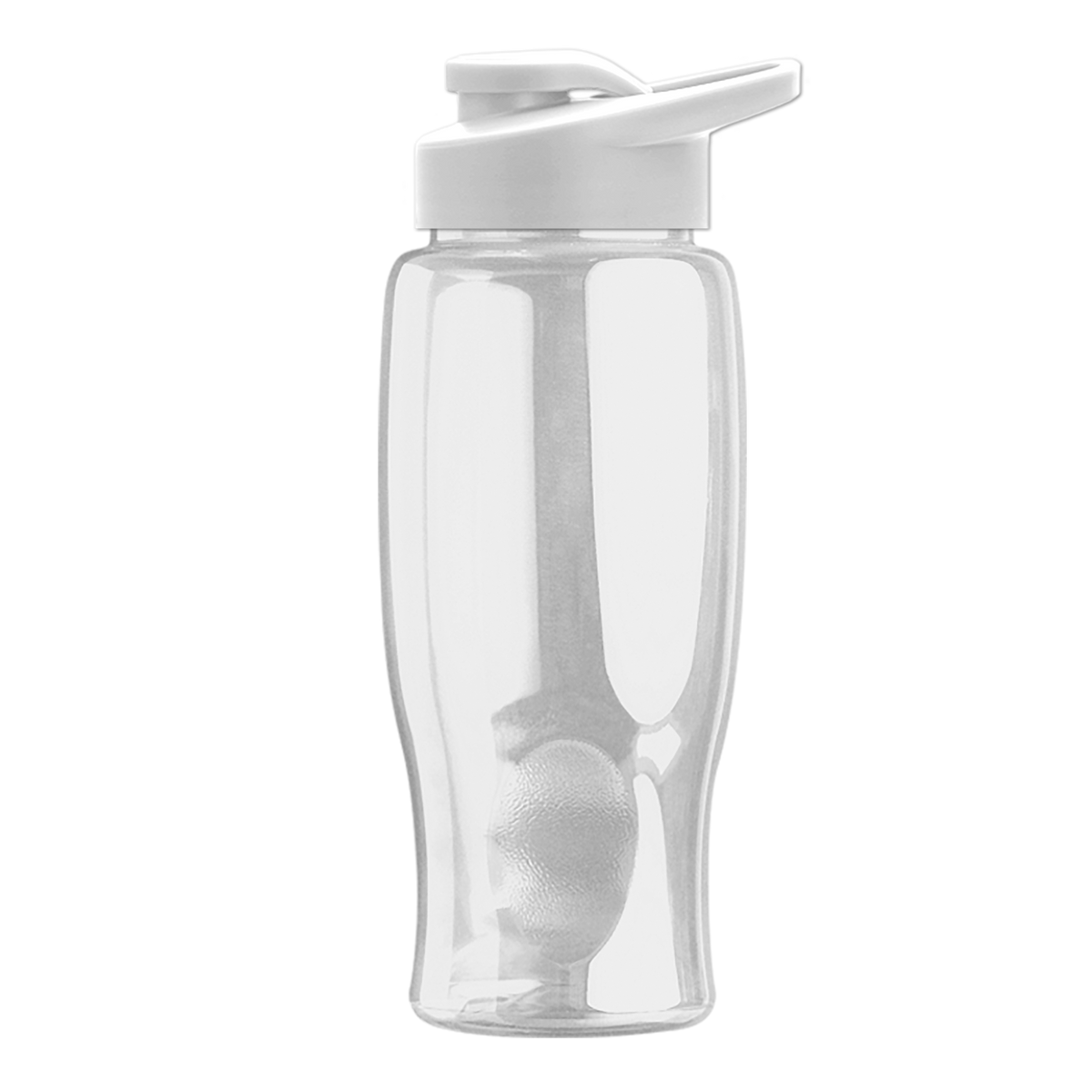 Custom logo Poly+ Bottle with Drink-Thru Lid - 27 oz.